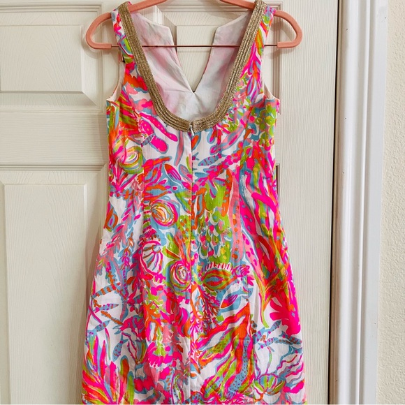 Lilly Pulitzer Pink and White Janice Dress - Picture 2 of 4